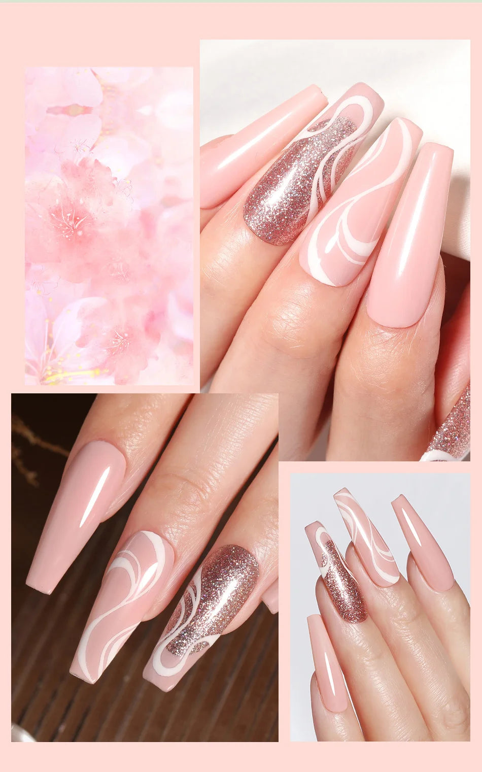 Vernis à ongles gel BORN PRETTY 10 ml, 130 couleurs, semi-permanent, semi-dissolvable, UV, base et top coat.
