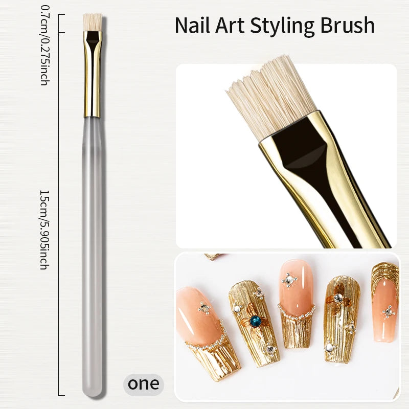 Professional Nail Art Stripe Liner Brushes - Multifunctional Design Set