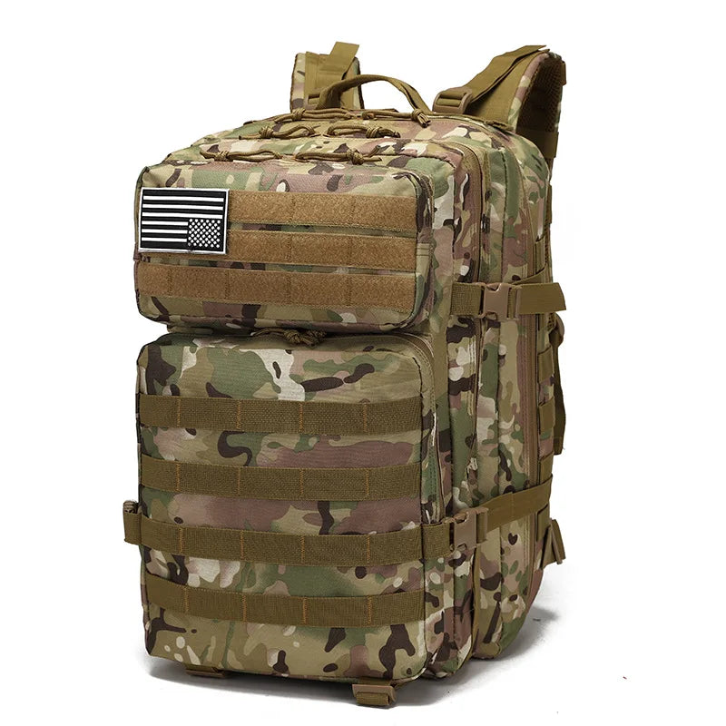 40L Waterproof Tactical Backpack with MOLLE System