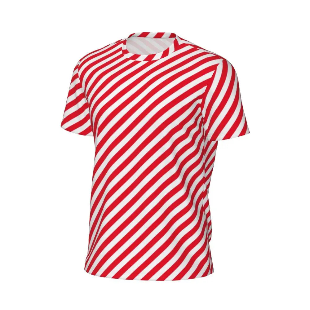 Gym T-Shirt Mondrian Line - Colorful Plaid Y2K Retro Graphic Tee