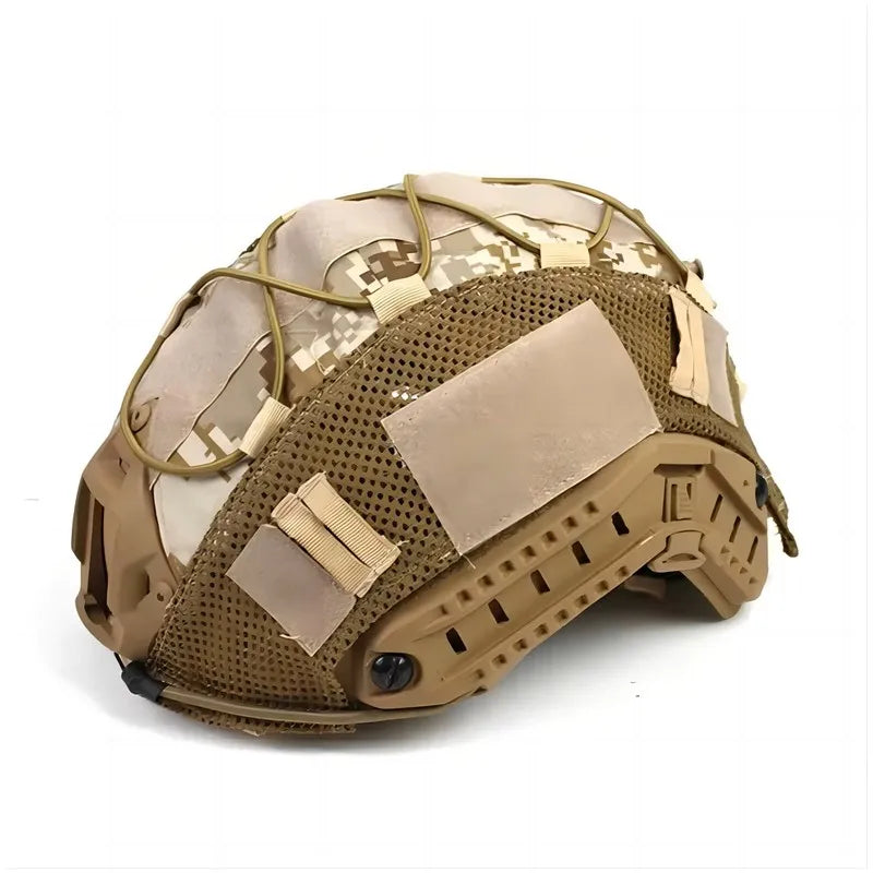 Tactical Helmet Cover - Multi-Camo Fast Helmet Cover for Airsoft & Paintball