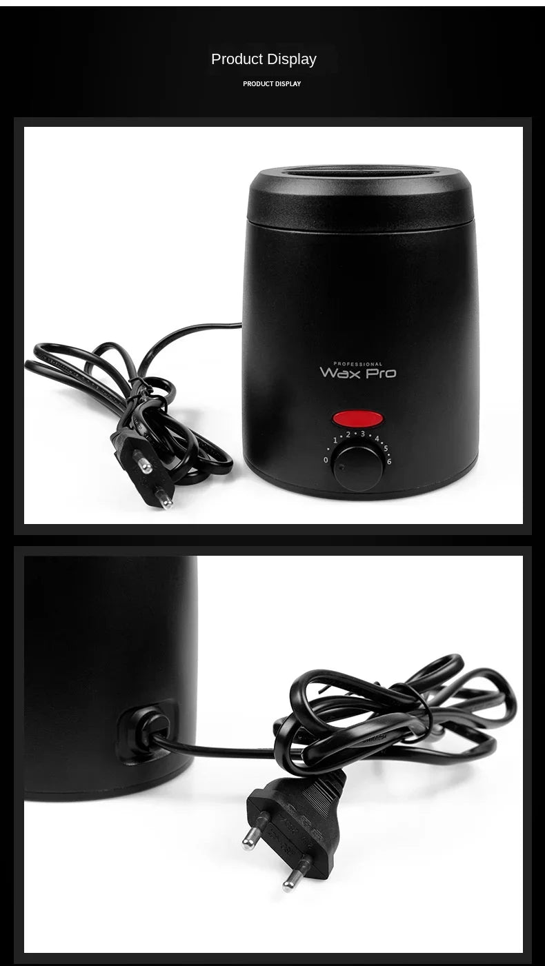 200ML Waxing Kit - Women Men Hard Wax Melt Warmer Kit for Hair Removal-Suitable for Full Body Hair Removal on Sensitive Skin