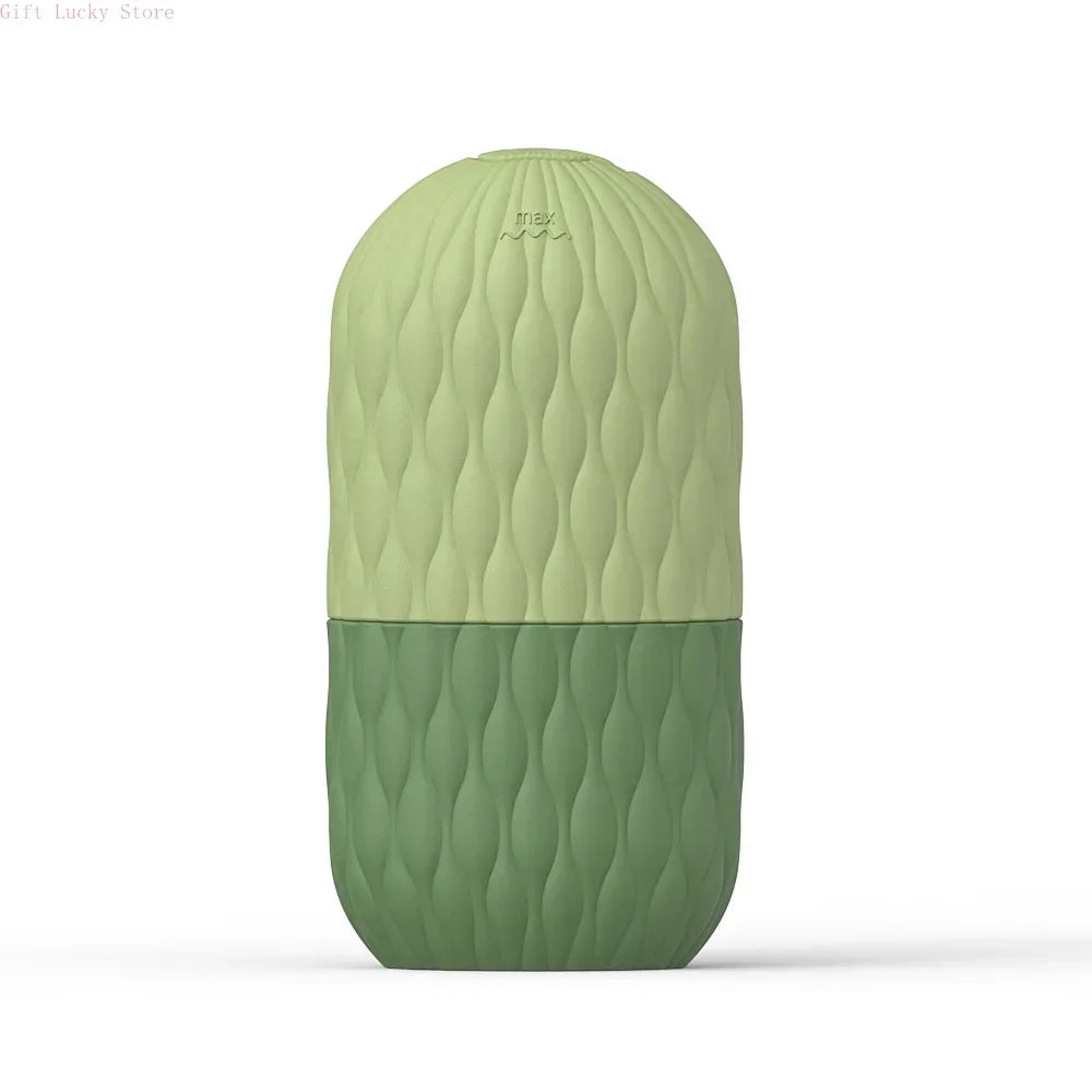 Ice Face Roller, Reusable Silicone Mold Face Massage Eye Facial Beauty Skin Care Tools Apply Ice for Shrink Pores