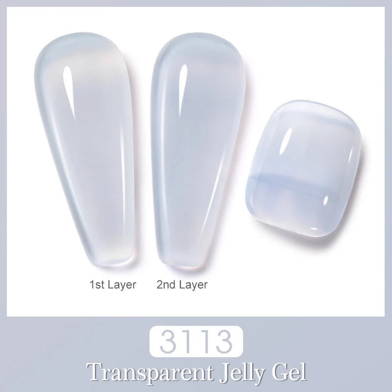 Vernis à ongles gel NAILCO 283 couleurs, base et top coat, semi-permanent, UV, pour nail art et manucure hybride.