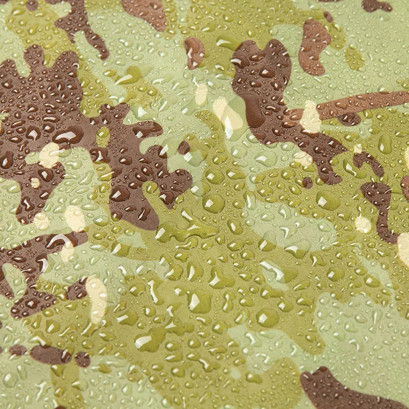 Military Tactical Rain Poncho - Waterproof Multi-Use Shelter & Raincoat