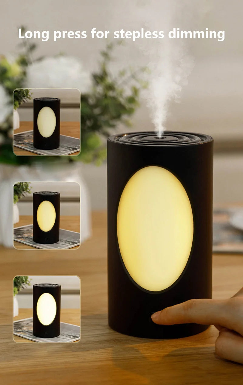 Diffuseur d'arômes portable 600 ml - Humidificateur sans fil avec lumières LED