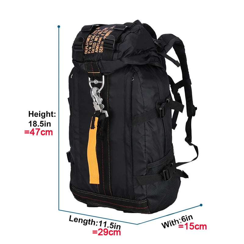 Sac à dos tactique militaire LQARMY, sac à dos militaire pour le camping, la randonnée, l'escalade, le bushcraft et les voyages, sac à dos de sport résistant