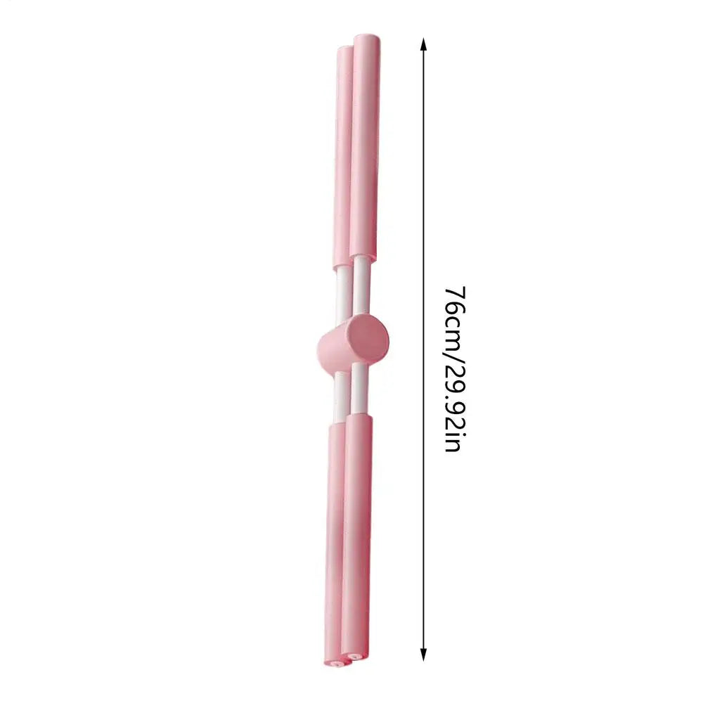 Yoga posture correction stick, Telescopic Pilates posture corrector, Fitness standing posture training buckle body shape stick