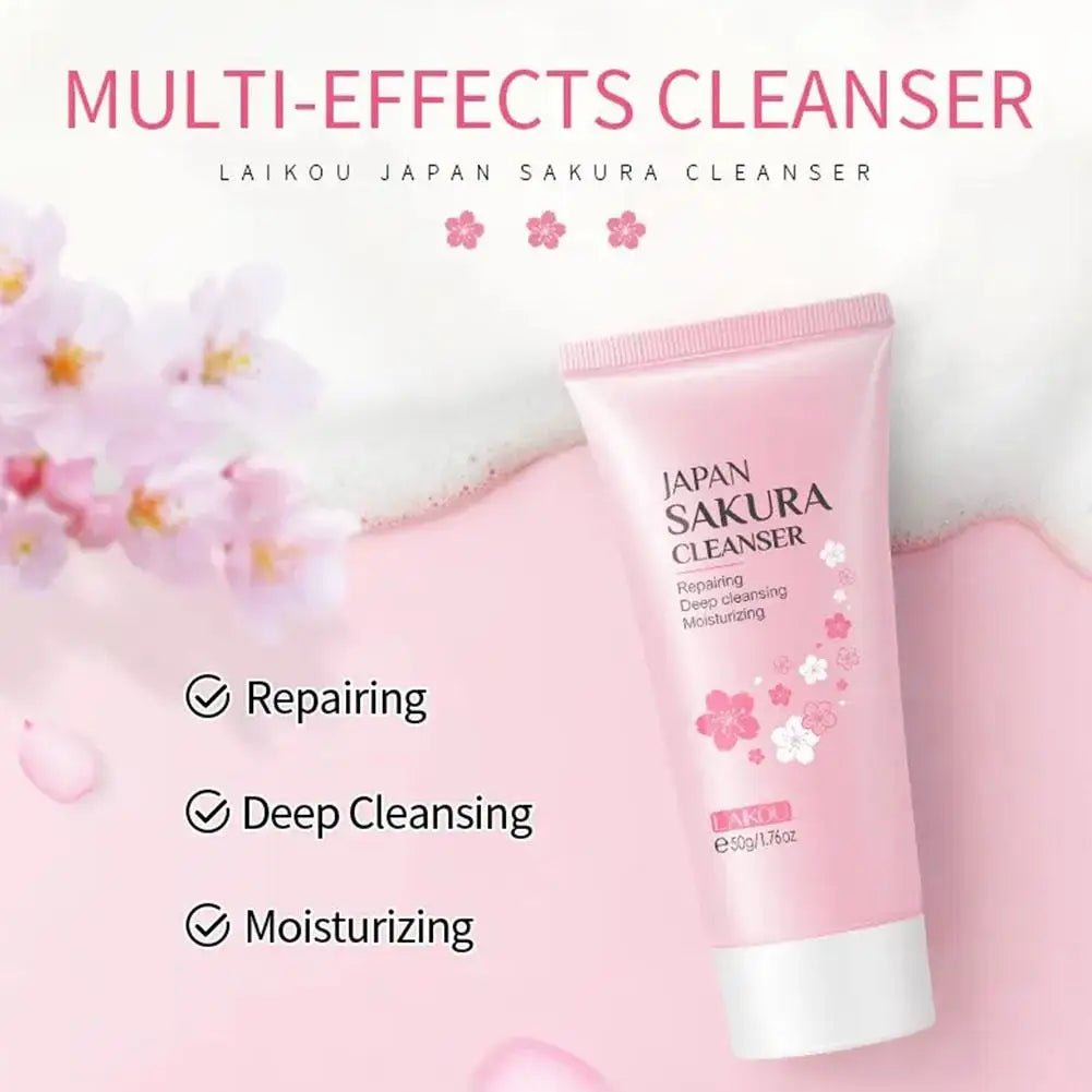 Sakura Skin Care Set - Complete Cleansing & Moisturizing Collection