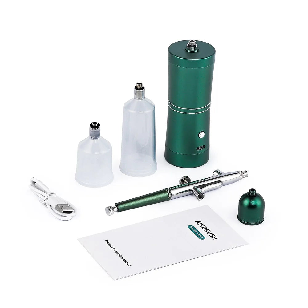Airbrush Nail Art Painting Kit Mini Airbrush for Nail Art Cake Painting Portable Hand Sprayer Gun Airbrush Nail