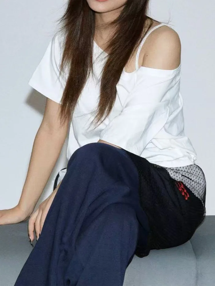 Off Shoulder T-Shirt Women - Sexy Korean Trendy Street Style Top
