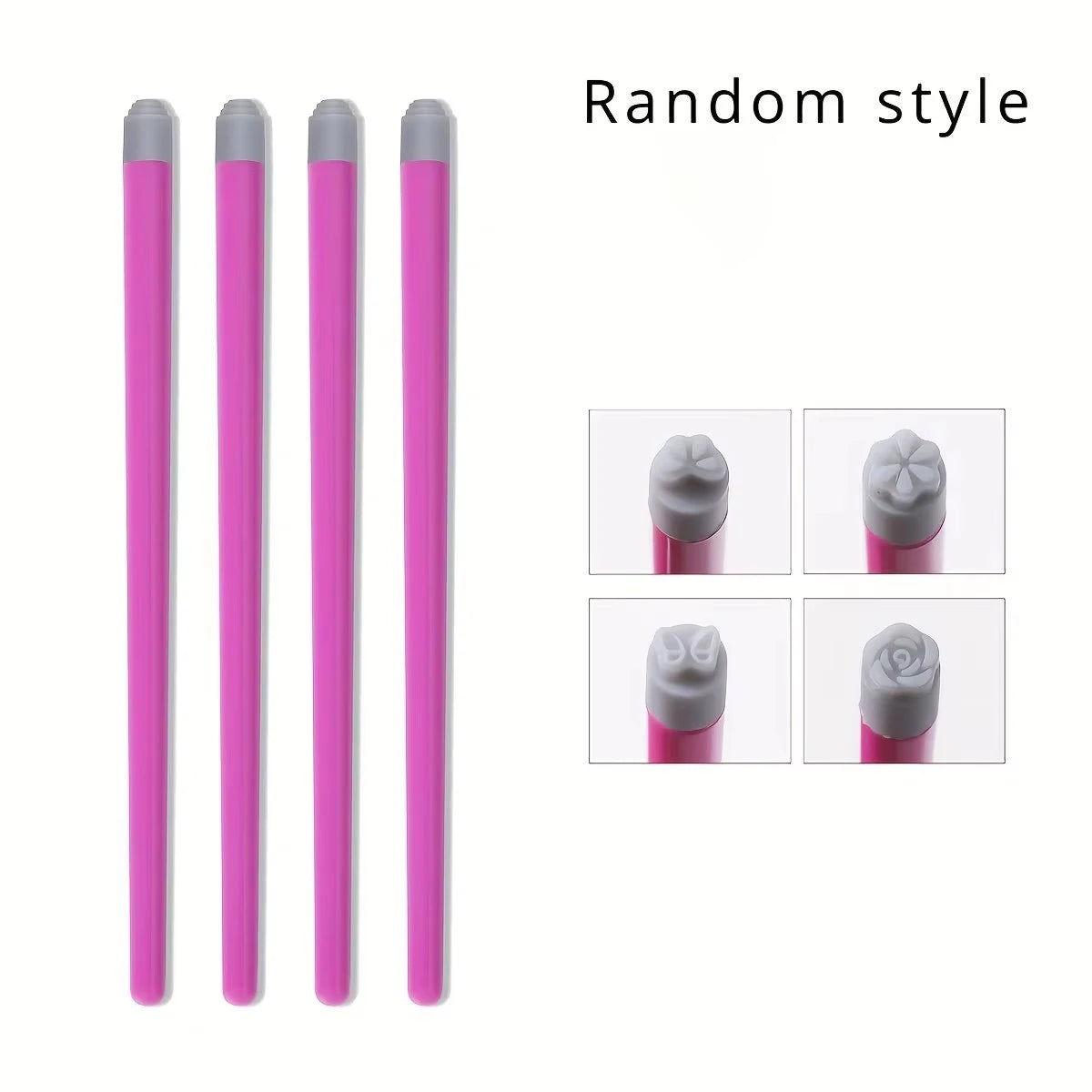 Stylo tampon pour nail art DIY, motif floral et papillon, graffiti pour ongles, outils de polissage, peinture et dessin pour manucure