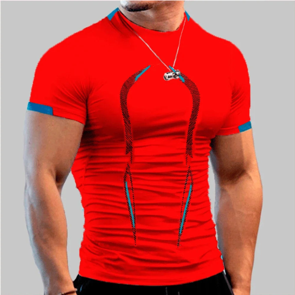Men's Quick-Dry Gym Shirt - Breathable Training & Running Tee