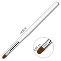 Pinceau professionnel en bois pour nail art - Extension de gel UV et peinture acrylique