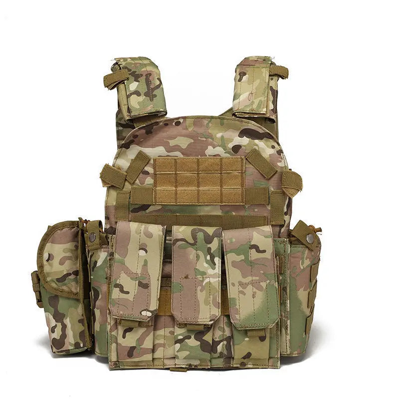 6094 Military Combat Army Wargame VestNylon Pouch Molle Gear Tactical Vest Body Armor Hunting Plate Carrier Airsoft Accessories
