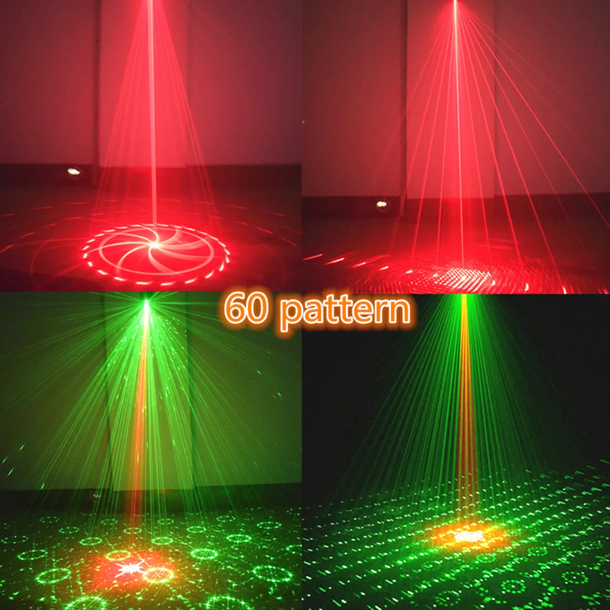 60-Pattern Party Effect Light Projector