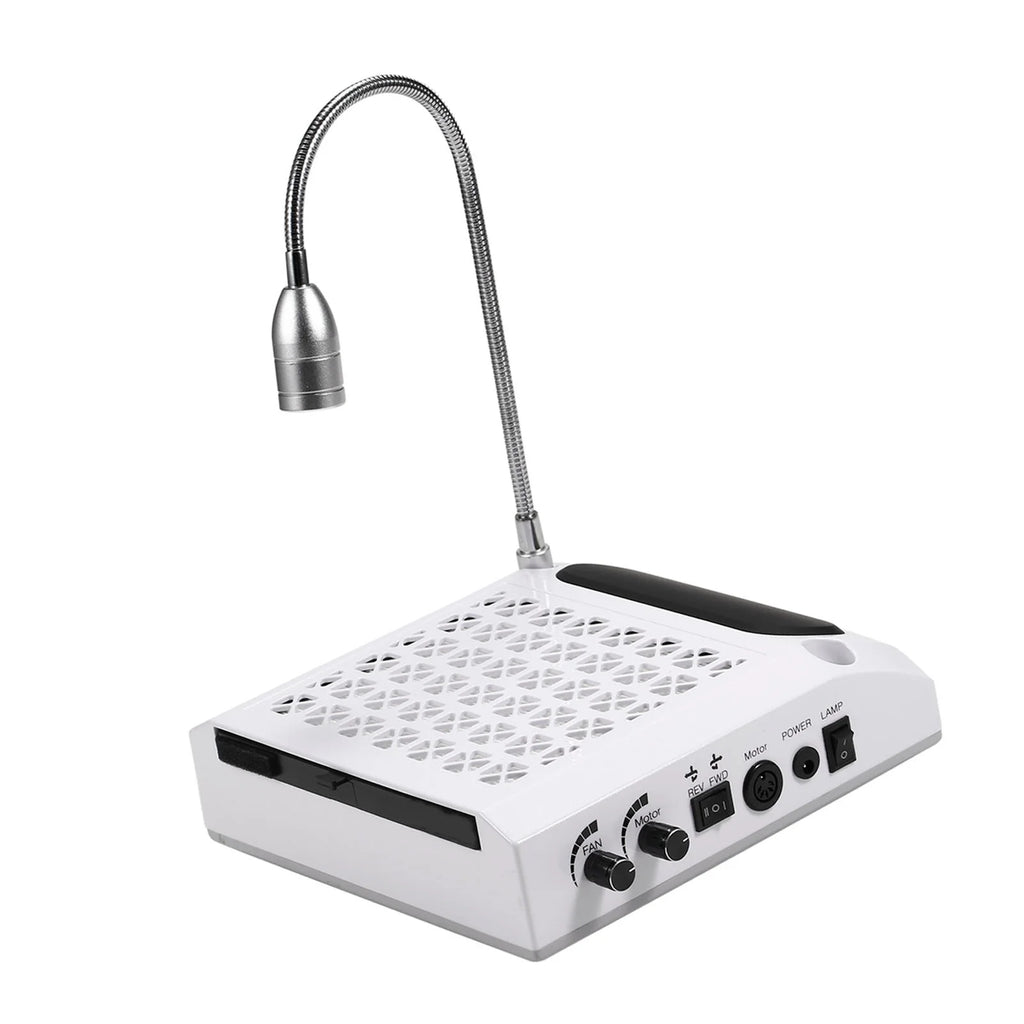 Lampe à ongles + Aspirateur de poussière pour ongles, ponceuse à ongles, nettoyeur de poussière, outils de salon de manucure, kit de beauté des ongles, aspirateur de poussière pour ongles