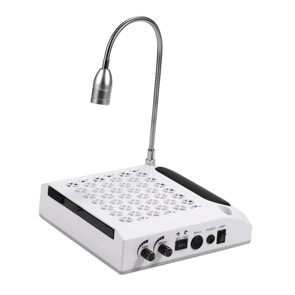 Lampe à ongles + Aspirateur de poussière pour ongles, ponceuse à ongles, nettoyeur de poussière, outils de salon de manucure, kit de beauté des ongles, aspirateur de poussière pour ongles