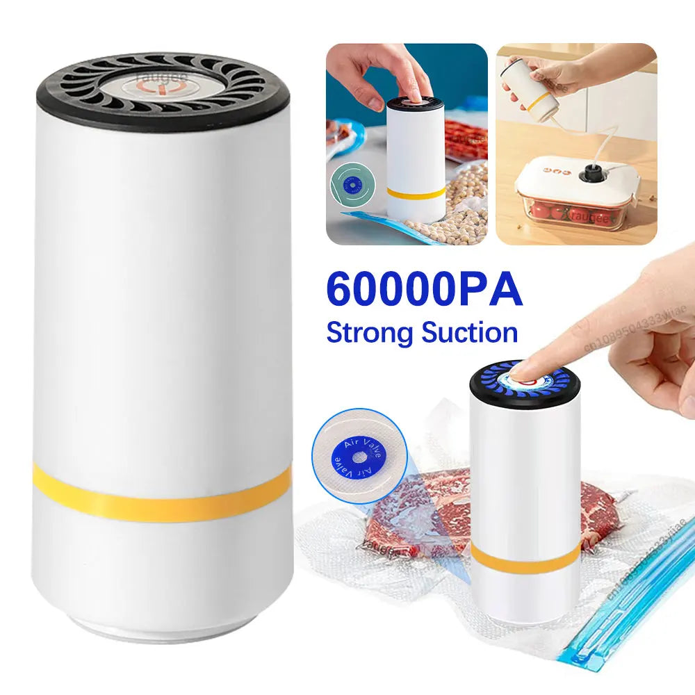 Machine de mise sous vide alimentaire, pompe de scellage électrique, machine d'emballage sous vide portable et rechargeable pour aliments