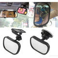 Siège auto arrière mini bébé 2 en 1 pour voiture, rétroviseur convexe arrière réglable, moniteur pour enfant