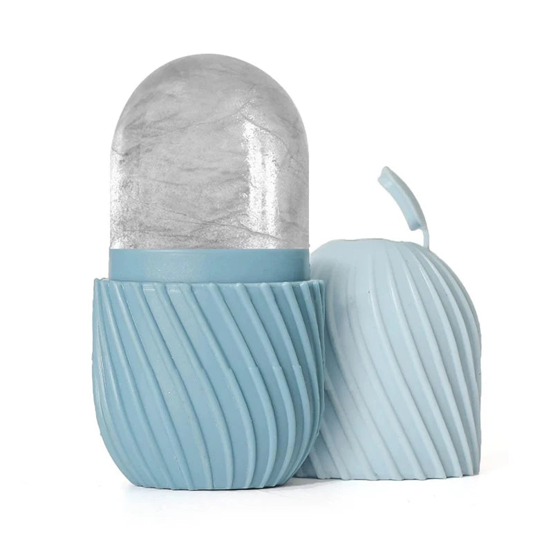 Silicone Ice Face Roller Mold Reusable Massage Skin Beauty Face Roller Reduce Puffiness Remove Dark Circles Skin Care Tools