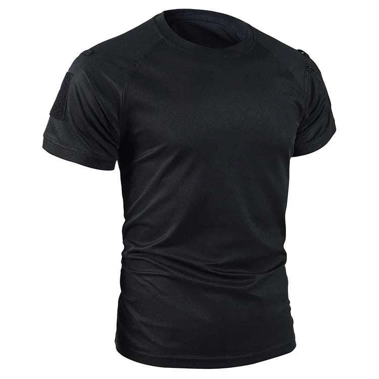 Tactical Short Sleeve T-Shirt - Quick Dry Athletic Military Tee