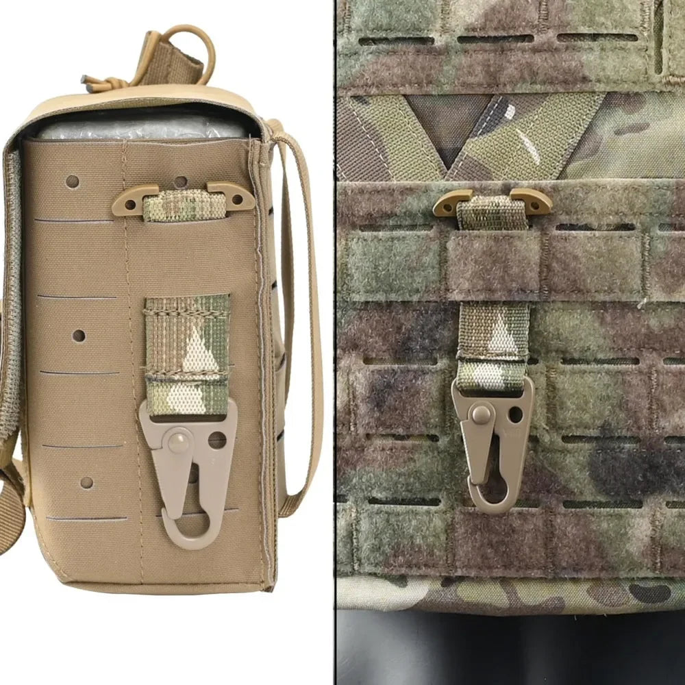 MOLLE T-Mount Carabiner Clip - Tactical Gear Attachment Hook