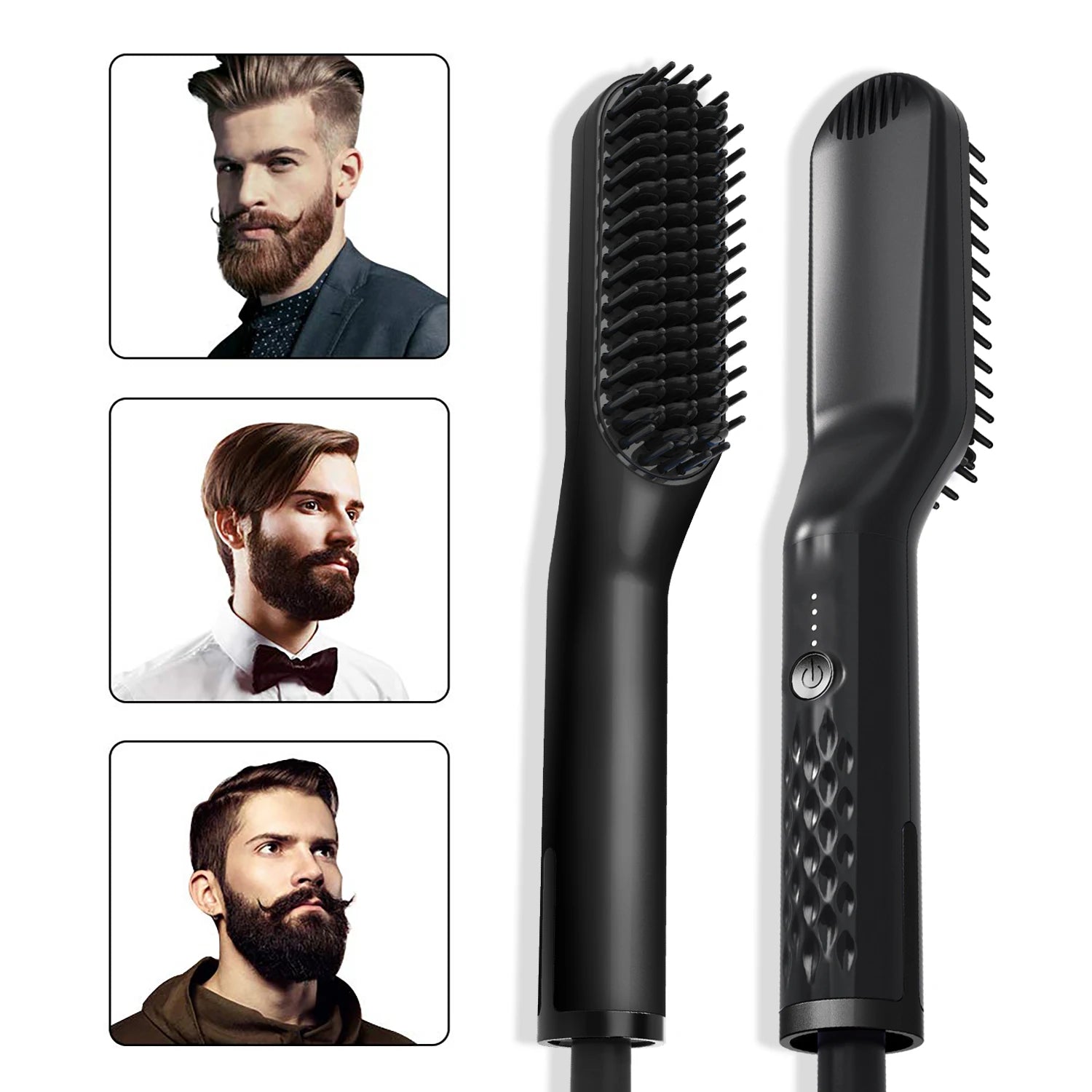 Electric Hair Straightening Brush with Ionic Technology