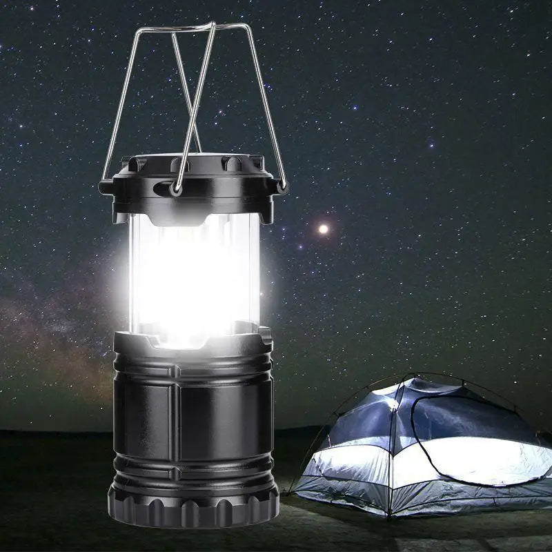 Lampe de camping LED portable, pliable et suspendue, mini lanterne, lampe torche LED puissante et lumineuse, lampe LED de poche