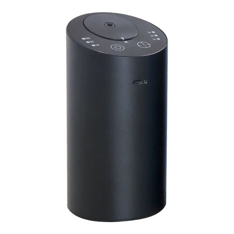Diffuseur d'arômes sans fil pour voiture avec flacon d'huile essentielle vide de 20 ml. Diffuseur de parfum électrique rechargeable pour la maison et la chambre.
