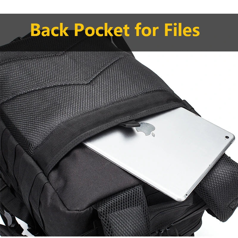 40L Waterproof Tactical Backpack with MOLLE System