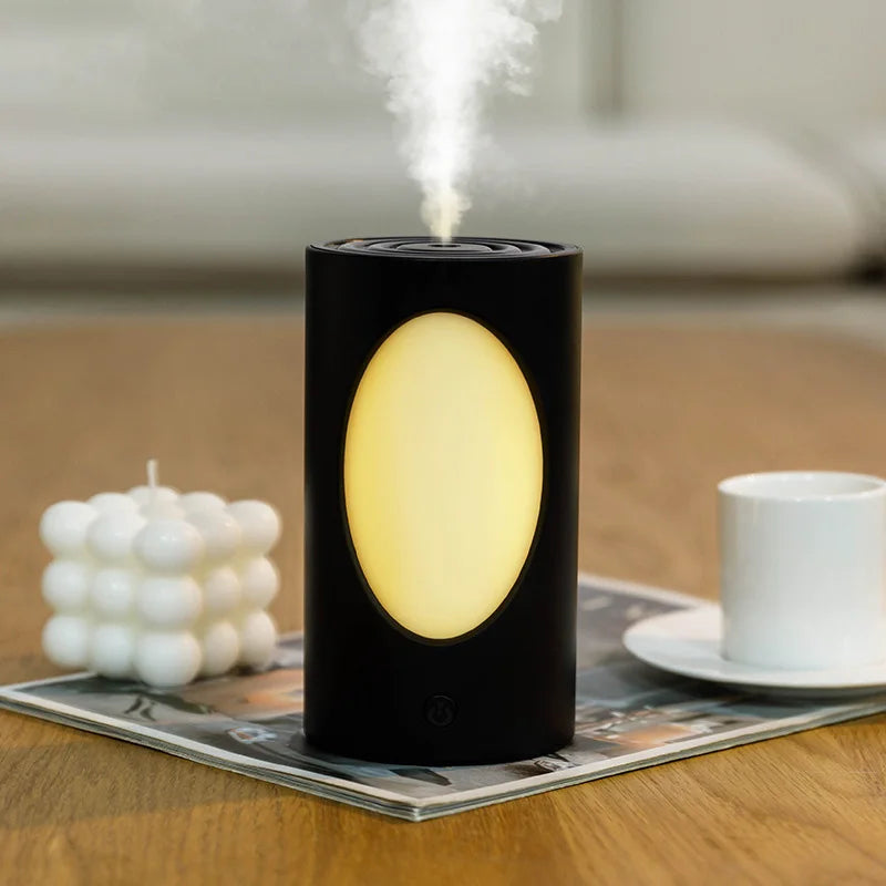 600ml Portable Aroma Diffuser - Wireless Humidifier with LED Lights
