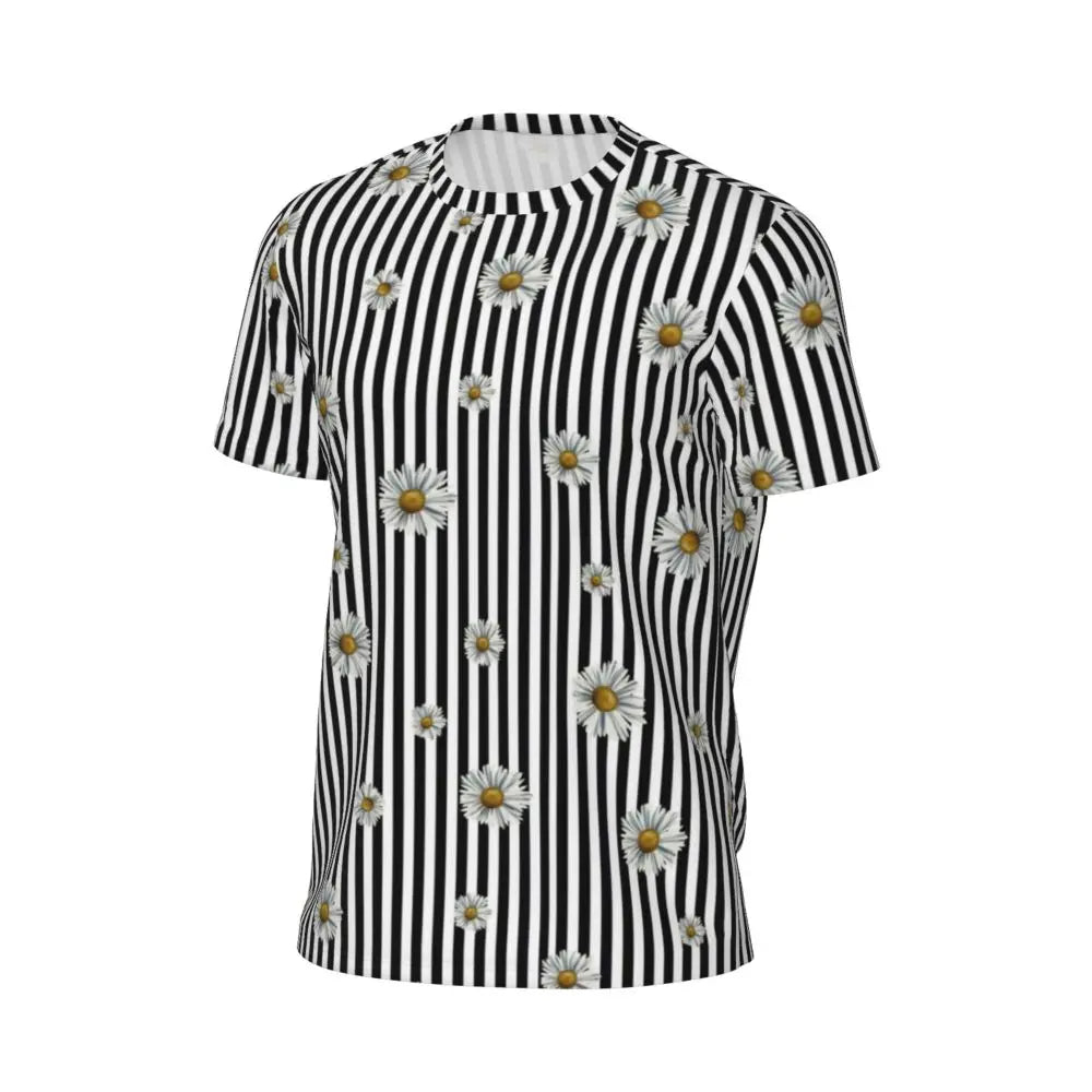 Gym T-Shirt Mondrian Line - Colorful Plaid Y2K Retro Graphic Tee