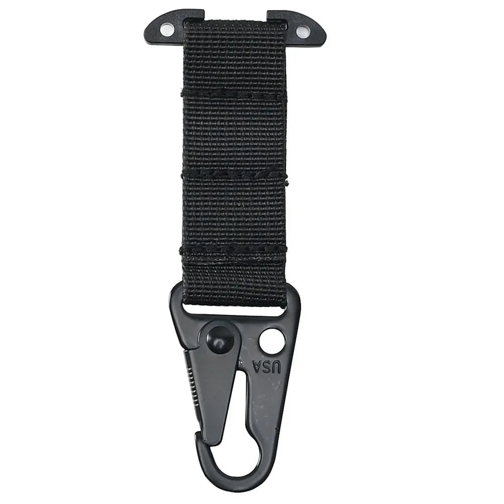 MOLLE T-Mount Carabiner Clip - Tactical Gear Attachment Hook