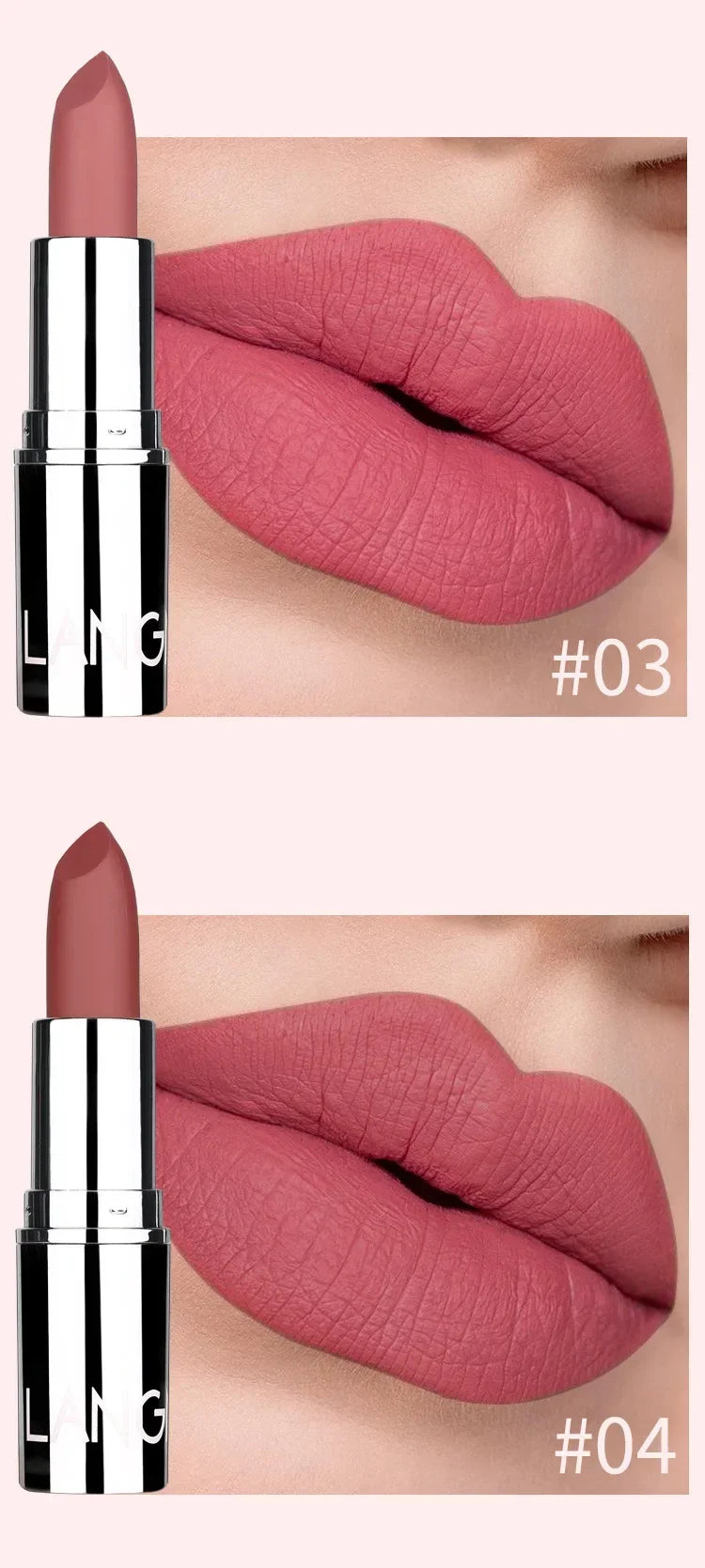 Matte Velvet Lipstick - Nude Pink