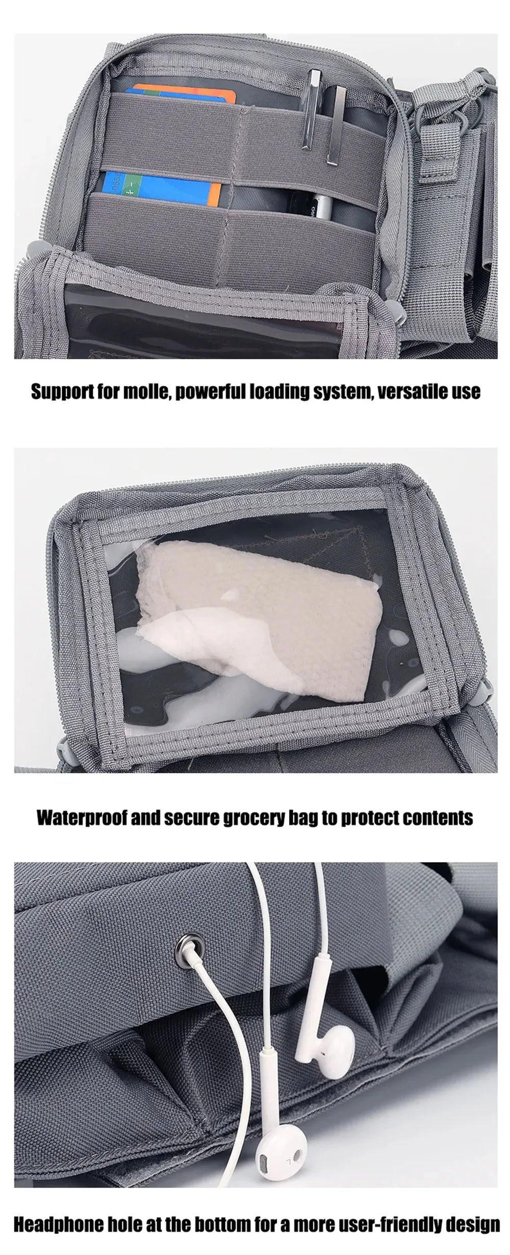 Tactical Chest Rig Vest - 500D Nylon Modular Gear for Airsoft & Hunting