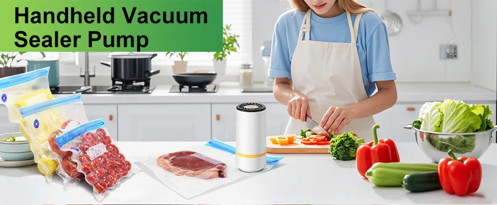 Machine de mise sous vide alimentaire, pompe de scellage électrique, machine d'emballage sous vide portable et rechargeable pour aliments