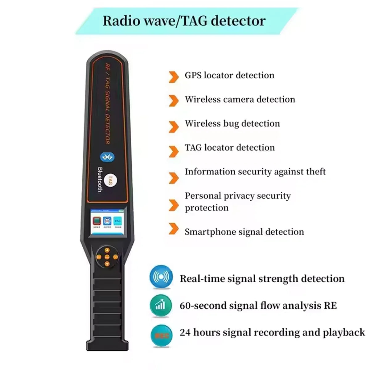 anti spy gadgets DS828 Privacy Protection Detector, GPS/Wireless Bug/Camera Detection for Home/Hotel/Office