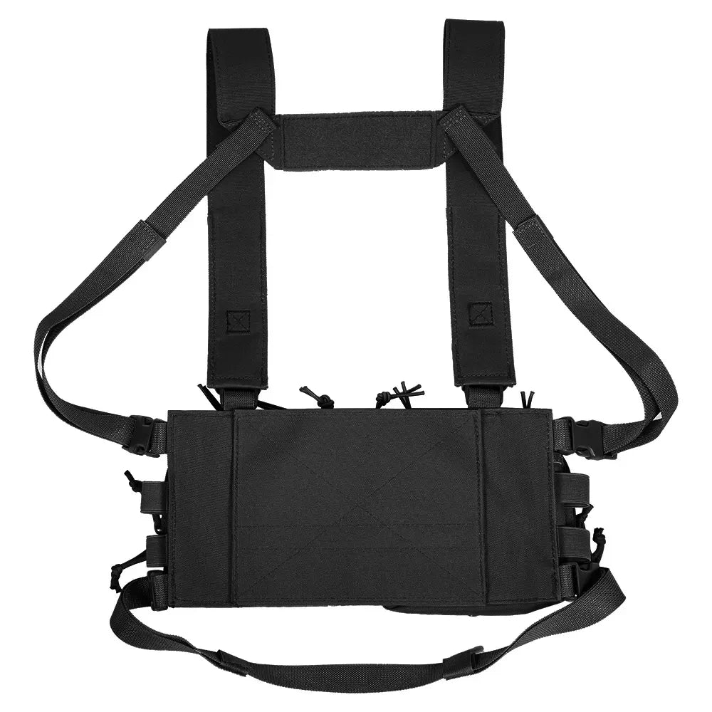 Tactical Chest Rig Vest - 500D Nylon Modular Gear for Airsoft & Hunting