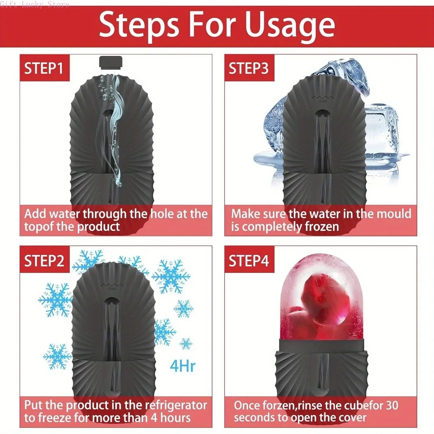 Ice Face Roller - Pore Minimizing Reusable Facial Tool
