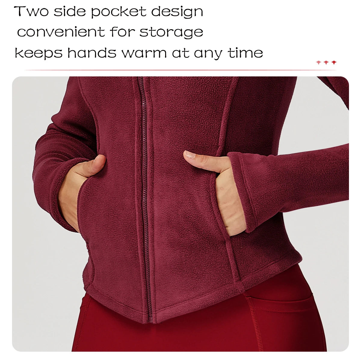 Sports Jacket Long Sleeve Women Zip Fitness Yoga Shirt Winter Warm Gym Top Activewear Running Coats Workout Clothes For Cycling