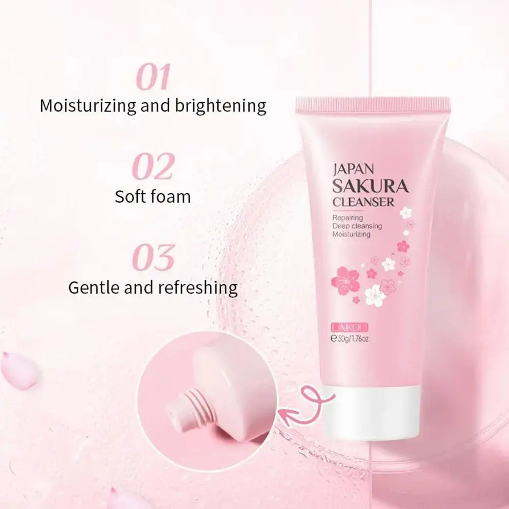 Sakura Skin Care Set - Complete Cleansing & Moisturizing Collection