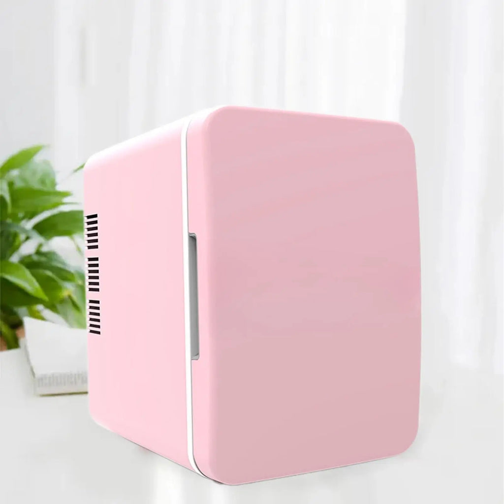 4L Mini Fridge Car Refrigerator Single Door Skincare Fridge for Small Place Desktop Travel  Beauty Cosmetic Beer Refrigerator
