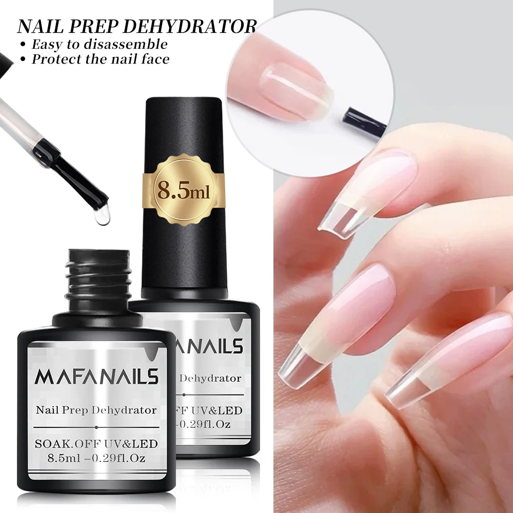Professional Nail Prep Dehydrator & Acid-Free Primer - 2-Step System