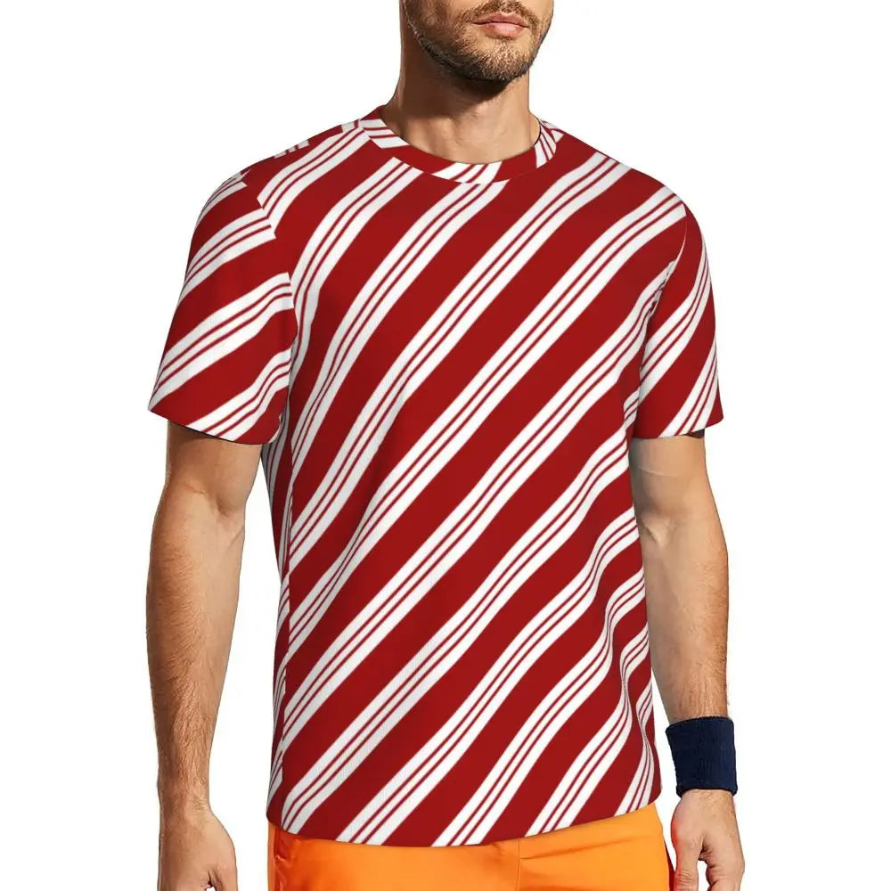 Gym T-Shirt Mondrian Line - Colorful Plaid Y2K Retro Graphic Tee