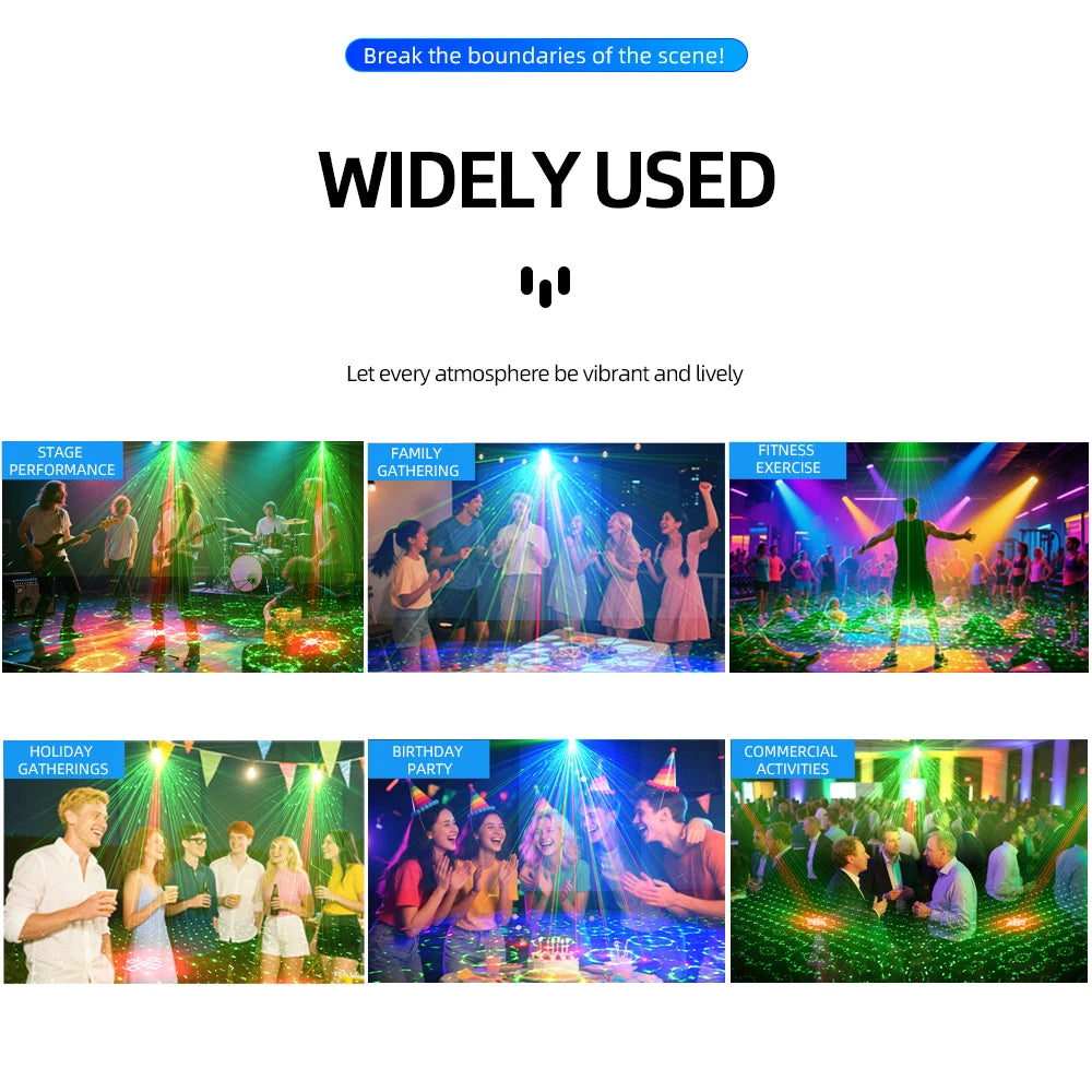 60-Pattern Party Effect Light Projector