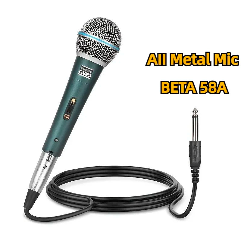 Microphone filaire professionnel - Karaoké, jeux vidéo et streaming en direct