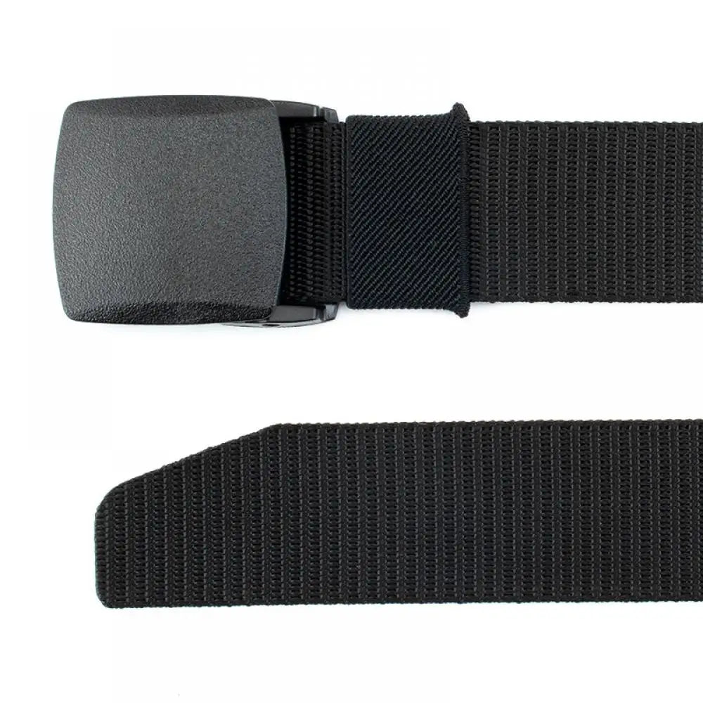 Ceinture militaire homme ajustable, ceinture tactique militaire pour le travail en extérieur et la chasse, avec boucle en plastique, 120 cm de longueur