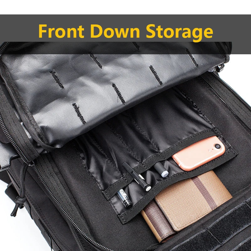 40L Waterproof Tactical Backpack with MOLLE System