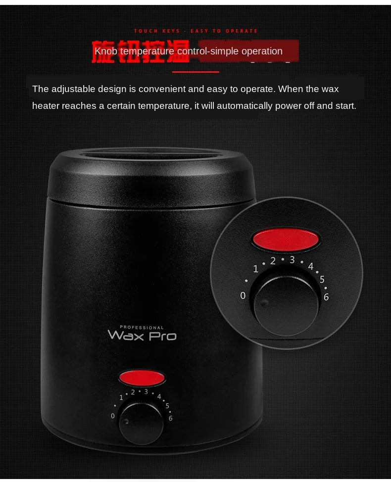200ML Waxing Kit - Women Men Hard Wax Melt Warmer Kit for Hair Removal-Suitable for Full Body Hair Removal on Sensitive Skin